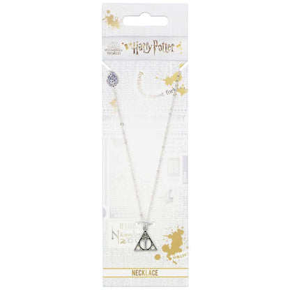 Harry Potter Halskette & Anhänger Deathly Hallows (versilbert)