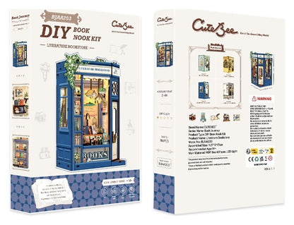 Book Nook Literature Bookstore 17 x 12 cm