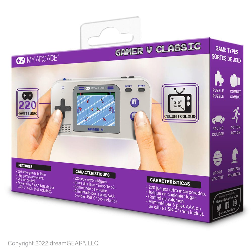 My Arcade tragbare Spielkonsole Gamer V Classic