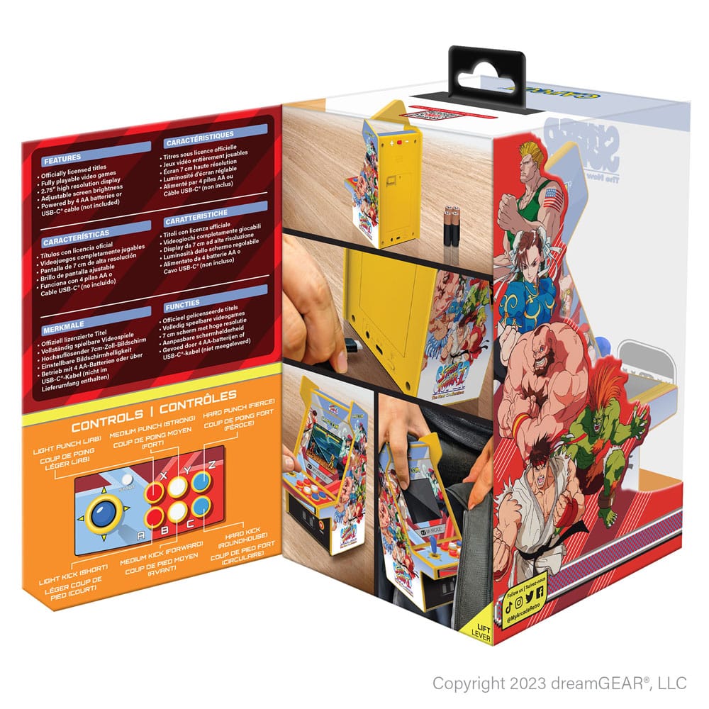 Super Street Fighter II tragbare Spielkonsole Retro Arcade Micro Player Pro