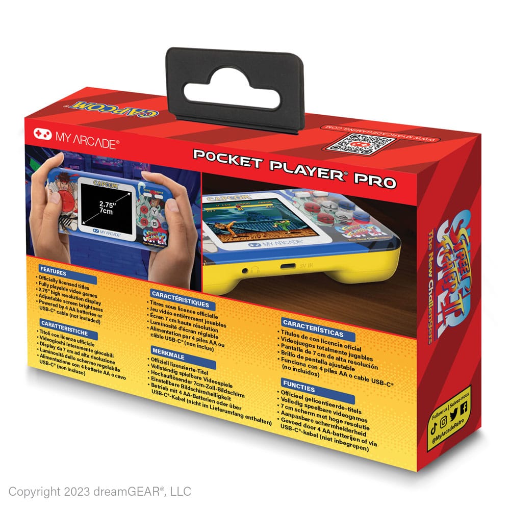 Super Street Fighter II tragbare Spielkonsole Pocket Player Pro