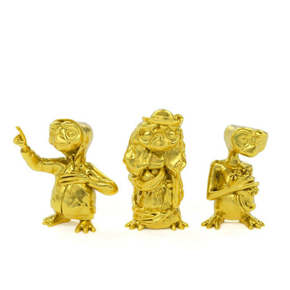 E.T. Der Außerirdische Collector's Set Minifiguren 3er-Pack Golden Edition 5 cm