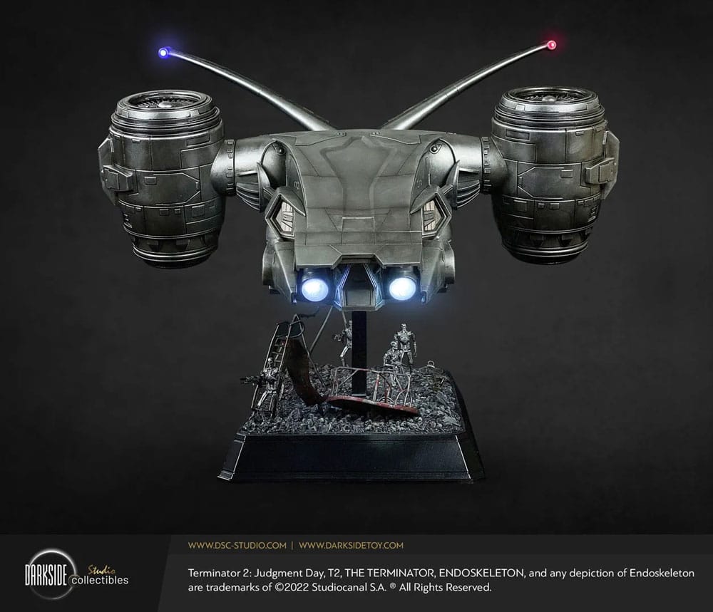 Terminator 2 Judgment Day Replik Aerial Hunter Killer 30th Anniversary Edition 60 cm