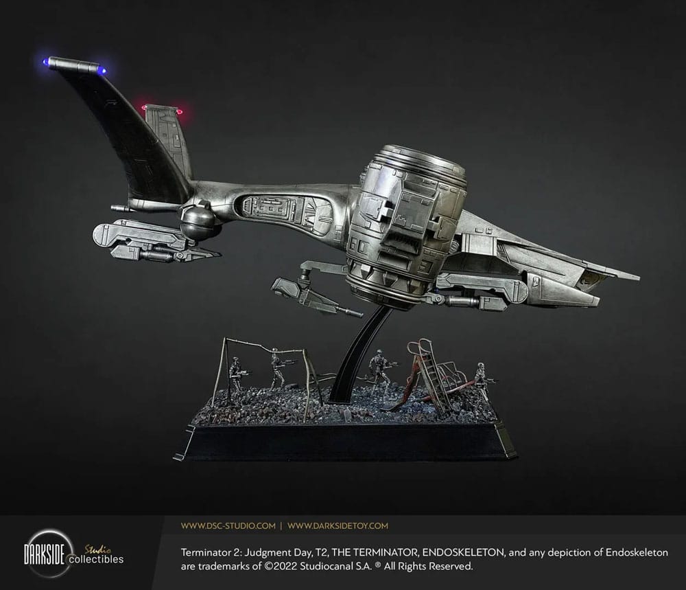 Terminator 2 Judgment Day Replik Aerial Hunter Killer 30th Anniversary Edition 60 cm