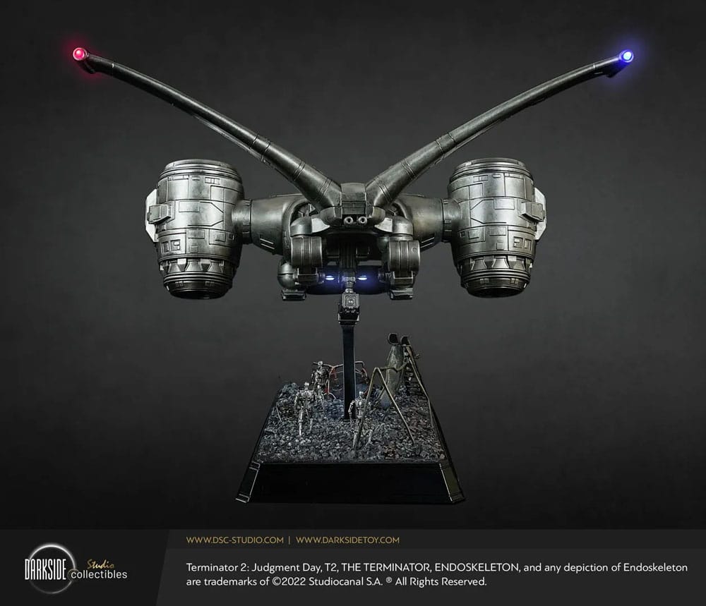 Terminator 2 Judgment Day Replik Aerial Hunter Killer 30th Anniversary Edition 60 cm