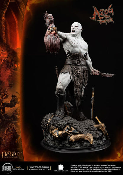 Der Hobbit MS Series Statue 1/3 Azog The Defiler John Howe Signature Edition Edition 90 cm