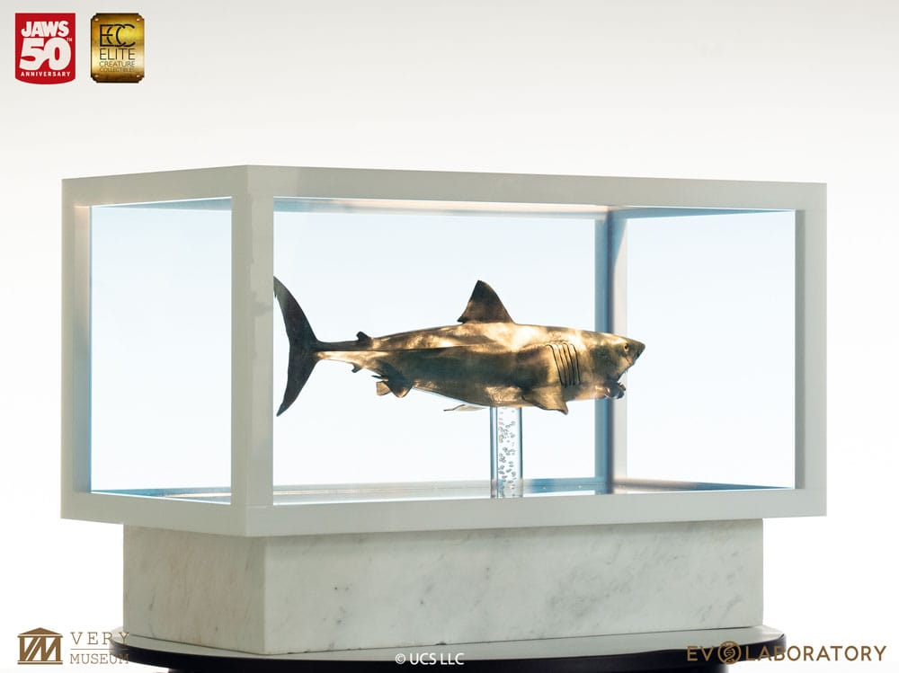 Der weiße Hai Maquette 1/18 Jaws Bronze 60 cm