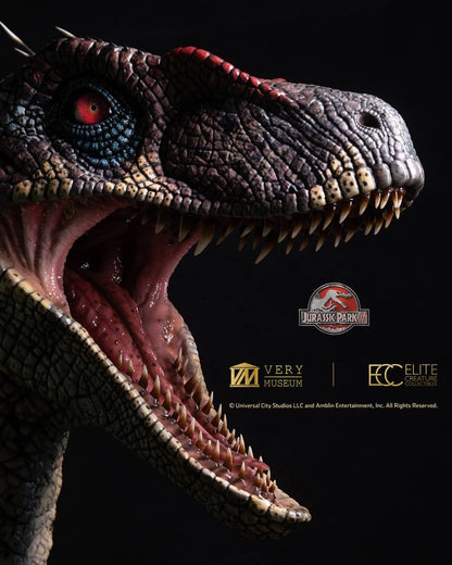 Jurassic Park III Life Size Büste Male Alpha Velociraptor "Blood Knight" 83 cm