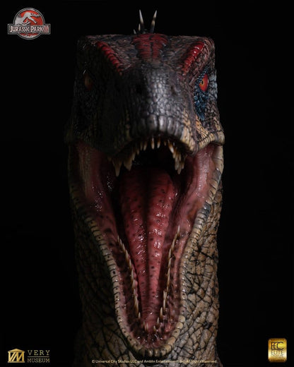 Jurassic Park III Life Size Büste Male Alpha Velociraptor "Blood Knight" 83 cm