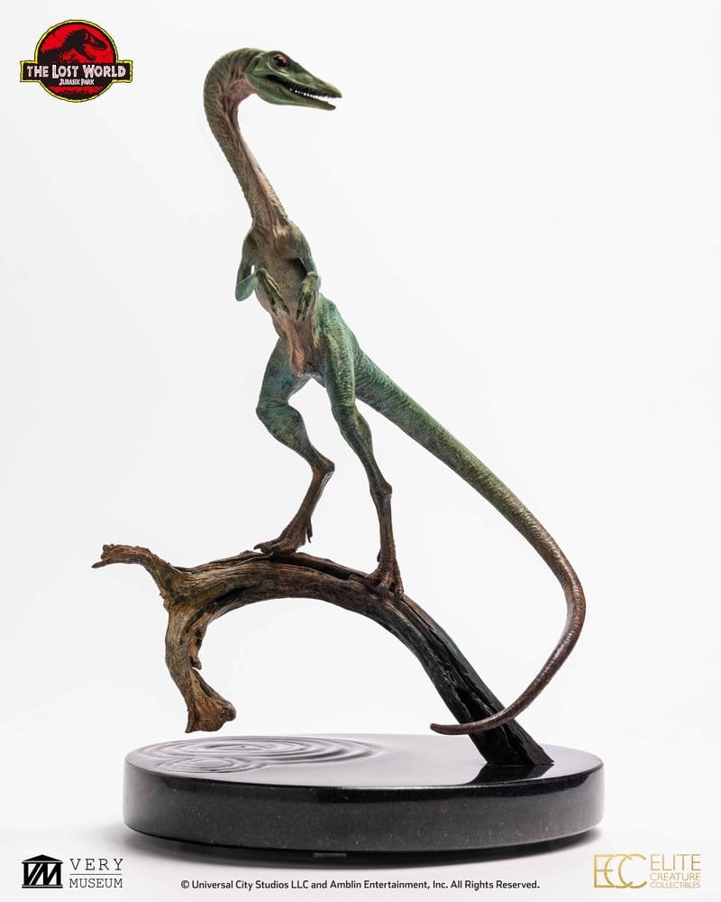 Vergessene Welt: Jurassic Park Statue 2/3 Compsognathus Bronze 28 cm