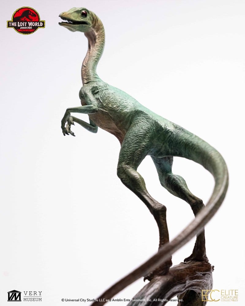 Vergessene Welt: Jurassic Park Statue 2/3 Compsognathus Bronze 28 cm