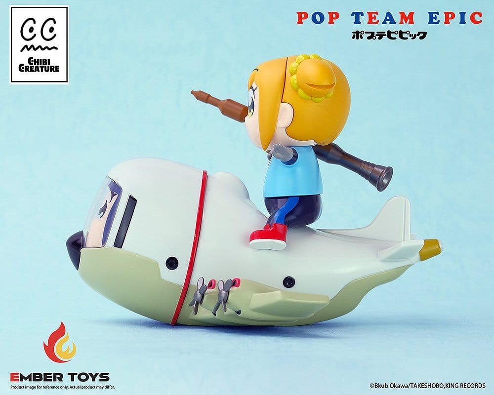 Pop Team Epic Chibi Creature Vinyl Figuren 2er-Pack POPUKO & PIPIMI: Skeleton Competition Ver.