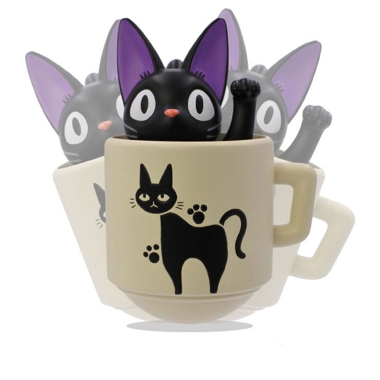 Kikis kleiner Lieferservice Figur mit rundem Boden Kiki with her mug 6 cm