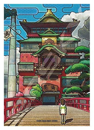 Chihiros Reise ins Zauberland Buntglas-Puzzle Aburaya (208 Teile)
