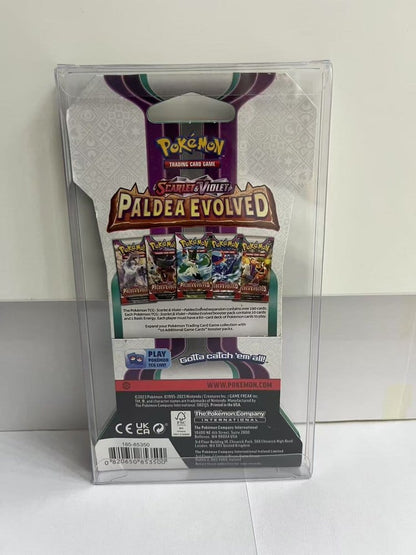 Evoretro PET Protektoren für Pokémon TCG Booster Pack 0 mm (10er-Pack)