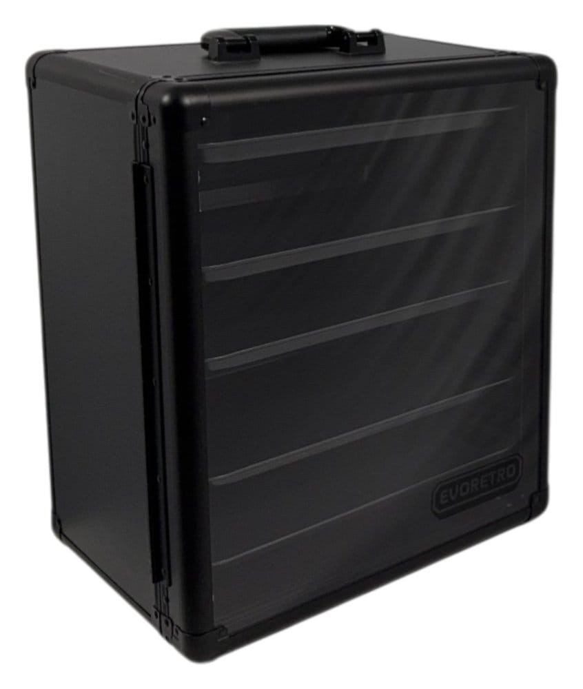 Evoretro Display- und Transportkoffer für Sammlerfiguren und Modelle 45 x 37 cm