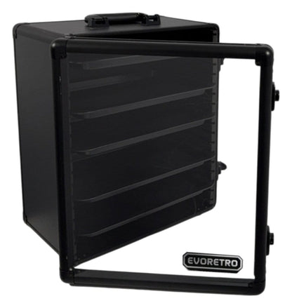Evoretro Display- und Transportkoffer für Sammlerfiguren und Modelle 45 x 37 cm