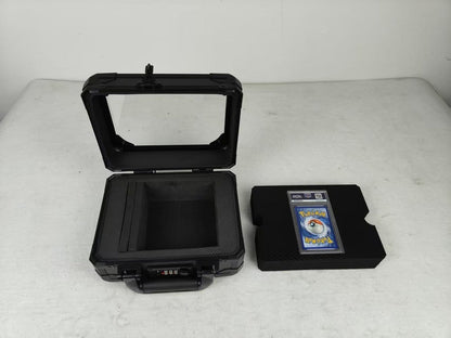 Evoretro Graded Card Display- und Transportkoffer mit Sichtfenster Schwarz