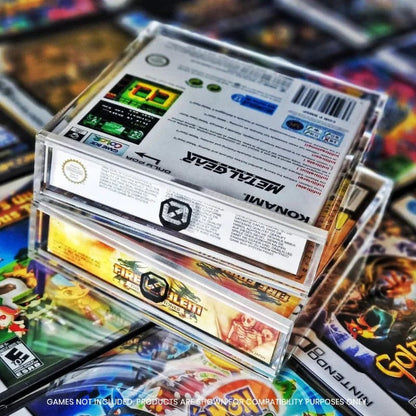 Acrylgehäuse 2er-Pack für Gameboy/Gameboy Advance Spiele