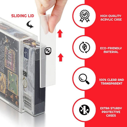 Acrylgehäuse 2er-Pack für Gameboy/Gameboy Advance Spiele