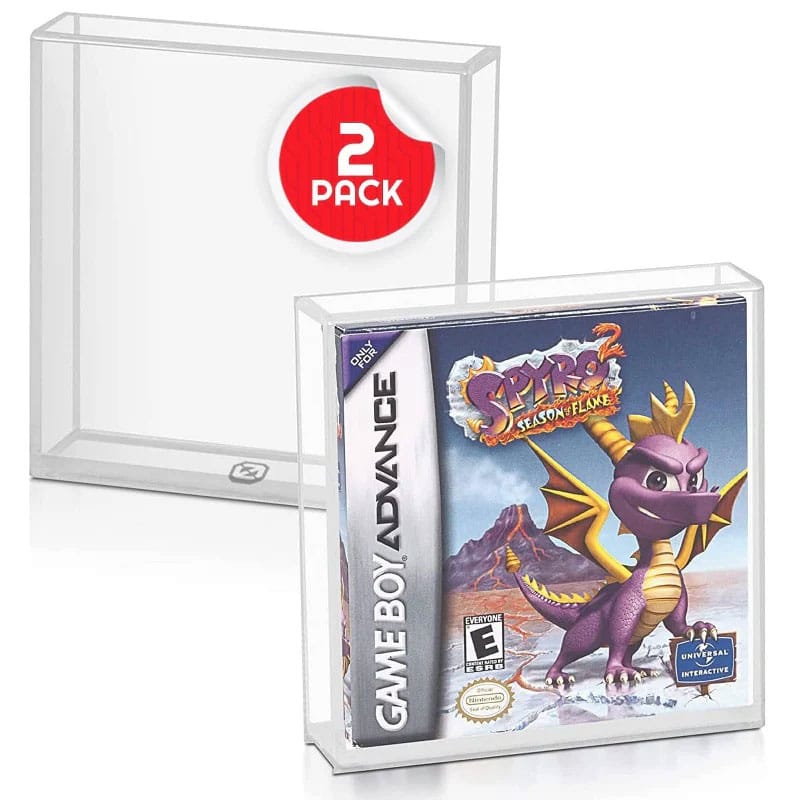 Acrylgehäuse 2er-Pack für Gameboy/Gameboy Advance Spiele