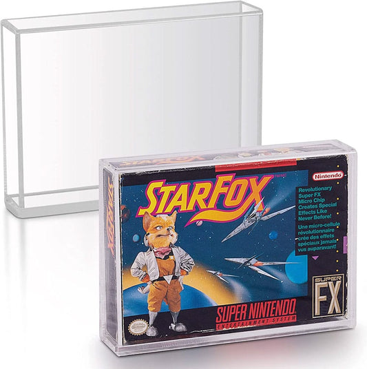 Acrylgehäuse 2er-Pack für SNES/N64 Spiele