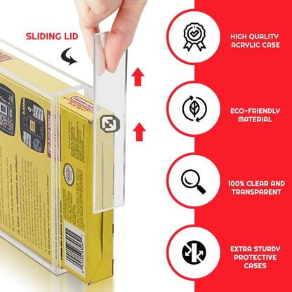 Acrylgehäuse 2er-Pack für NES Spiele