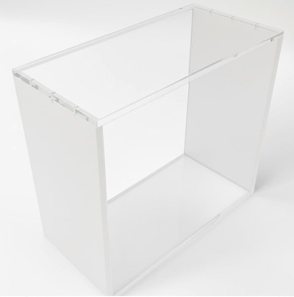 Evoretro Magnetische Acryl Display Case für ETB mit farbigen Seiten - Weiß