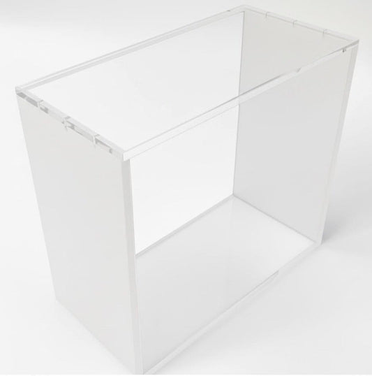 Evoretro Magnetische Acryl Display Case für ETB mit farbigen Seiten - Weiß