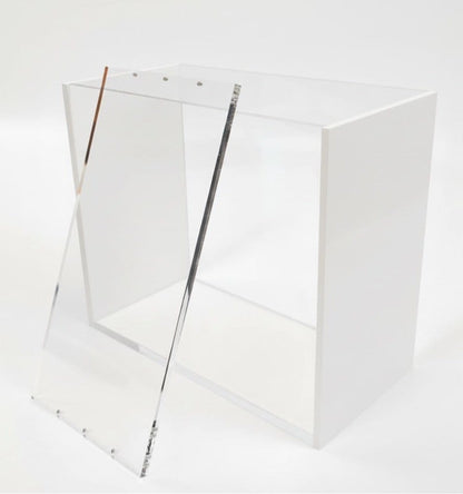 Evoretro Magnetische Acryl Display Case für ETB mit farbigen Seiten - Weiß