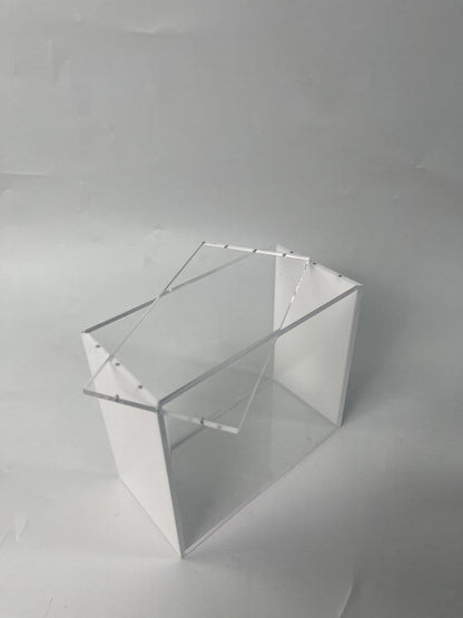 Evoretro Magnetische Acryl Display Case für ETB mit farbigen Seiten - Weiß