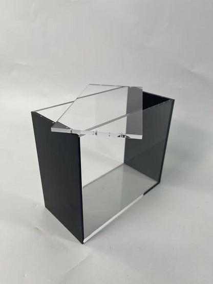 Evoretro Magnetische Acryl Display Case für ETB mit farbigen Seiten - Schwarz