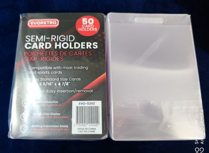 Evoretro Kartenhüllen 200er-Pack Semi-Rigid 8 x 12 cm