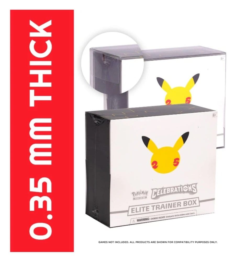Evoretro PET Gehäuse 1er-Pack für Pokémon ETB