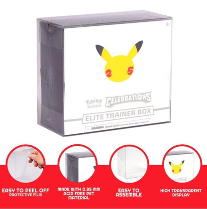 Evoretro PET Gehäuse 1er-Pack für Pokémon ETB
