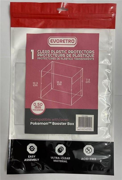 Evoretro PET Gehäuse 1er-Pack für Pokémon Booster Box