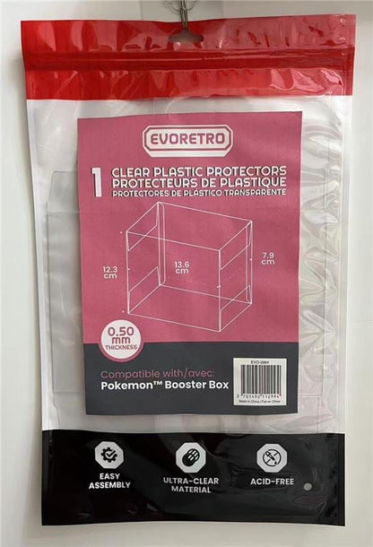 Evoretro PET Gehäuse 1er-Pack für Pokémon Booster Box