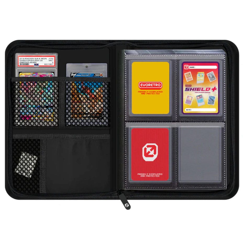 Evoretro Shield+ Topload Album Compact 96 Karten Black