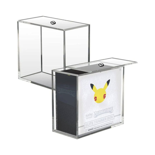 Evoretro Acryl Display Case für Booster Boxen / Elite Trainer Boxes Ver. 2 with Sliding Lid