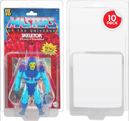 Clamshell PET Gehäuse 10er-Pack für Masters of the Universe Actionfiguren