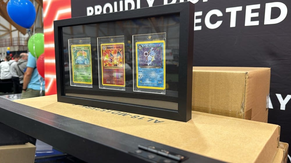Evoretro Display-Rahmen Karten-Display-Case für 3 Magnetic Case Karten