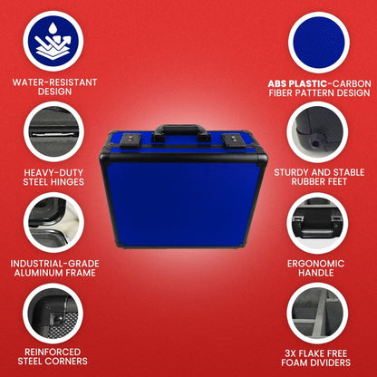 Evoretro Trading Card Aufbewahrungsbox für 90 Karten X Blau