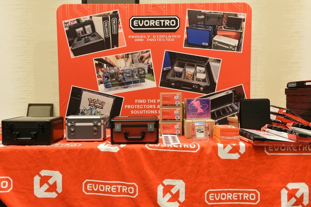 Evoretro Trading Card Aufbewahrungsbox für 90 Karten X Rot