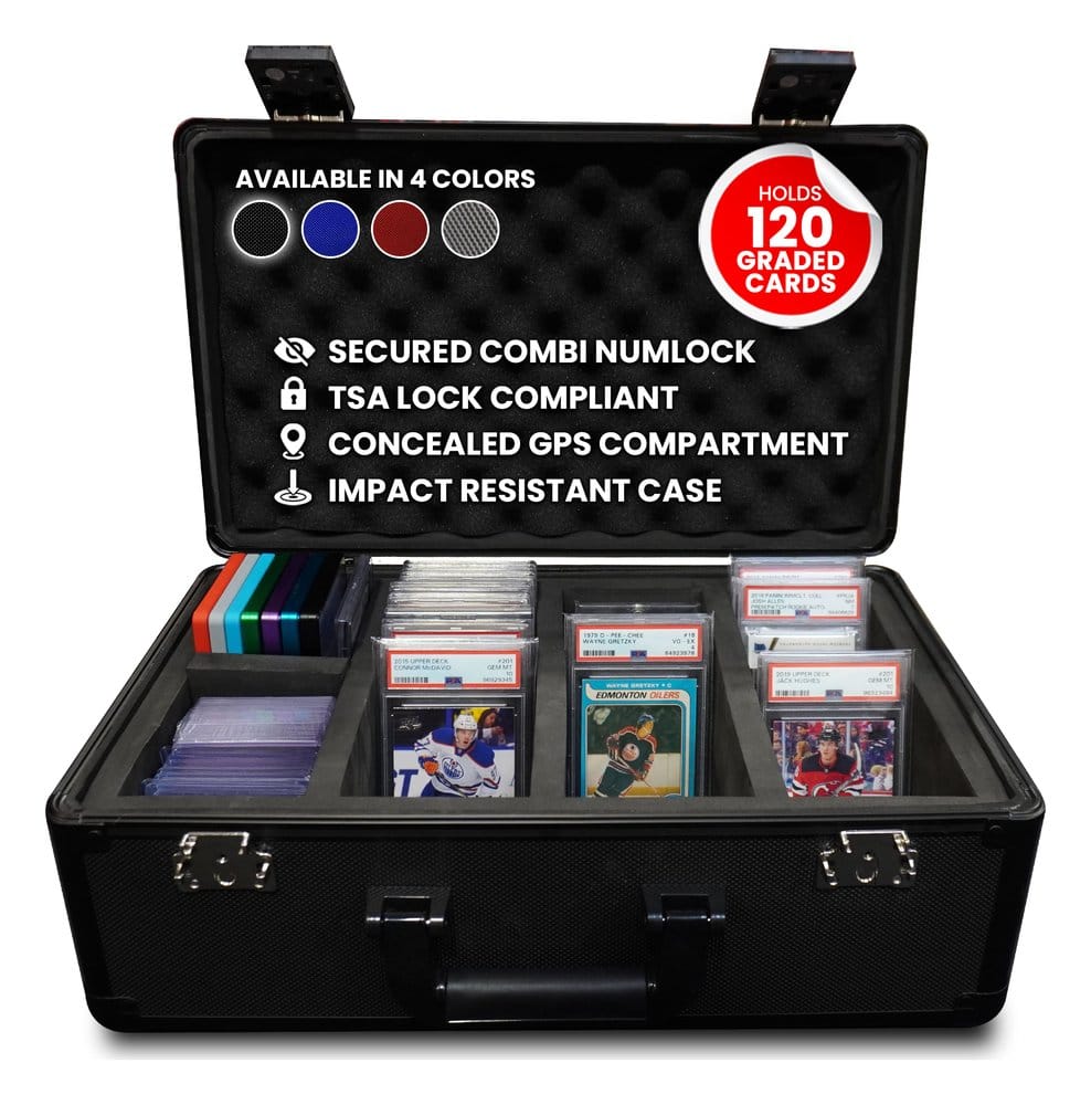 Evoretro Trading Card Aufbewahrungsbox für 120 Karten XL Schwarz