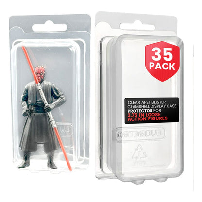 Clamshell PET Gehäuse 35er-Pack für Actionfiguren XL