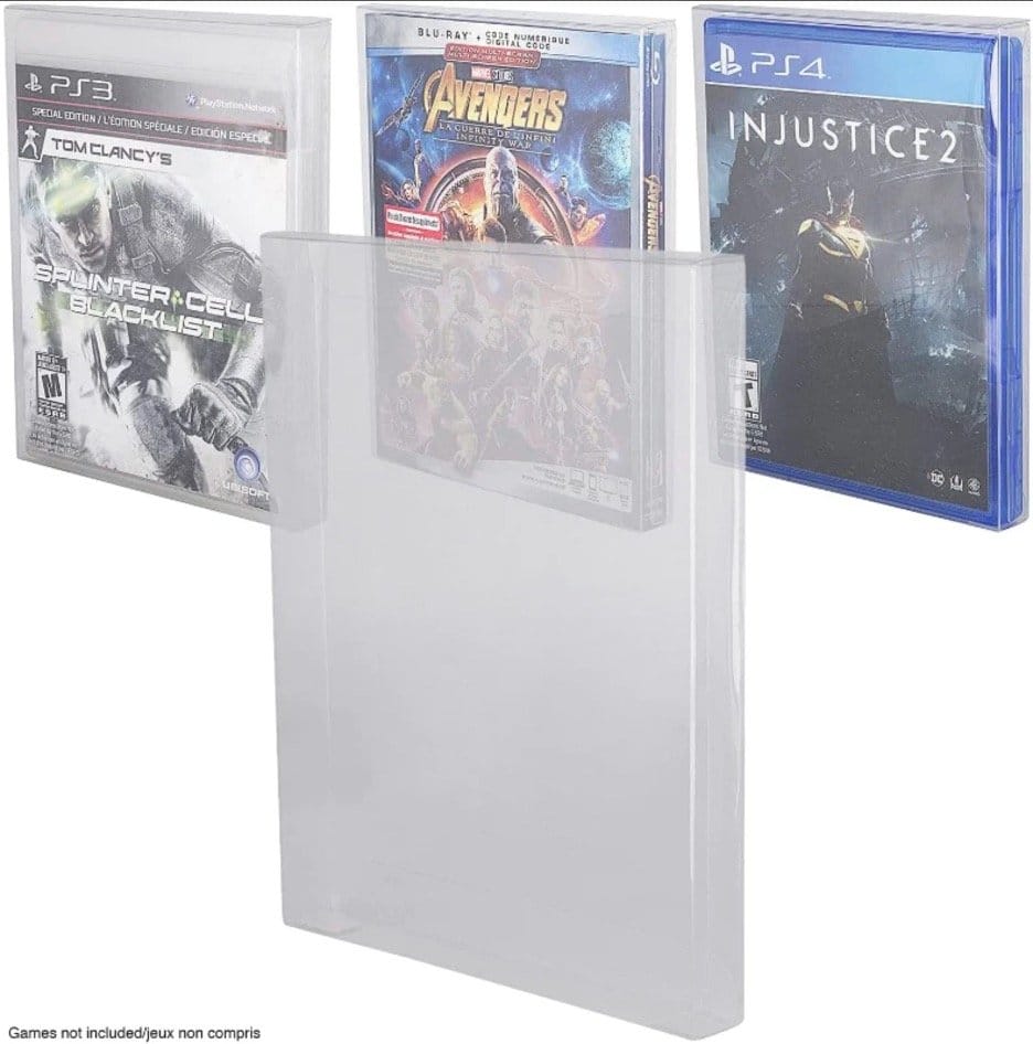 PET Gehäuse 25er-Pack für Nintendo XBOX One/PS3/PS4 Spiele