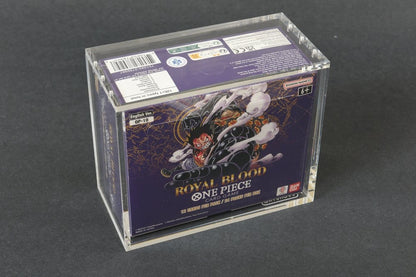 Evoretro Acryl Display Case für Bandai One Piece TCG Booster Box (Englisch)