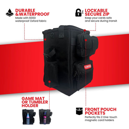 Evoretro Trading Card Rucksack Black