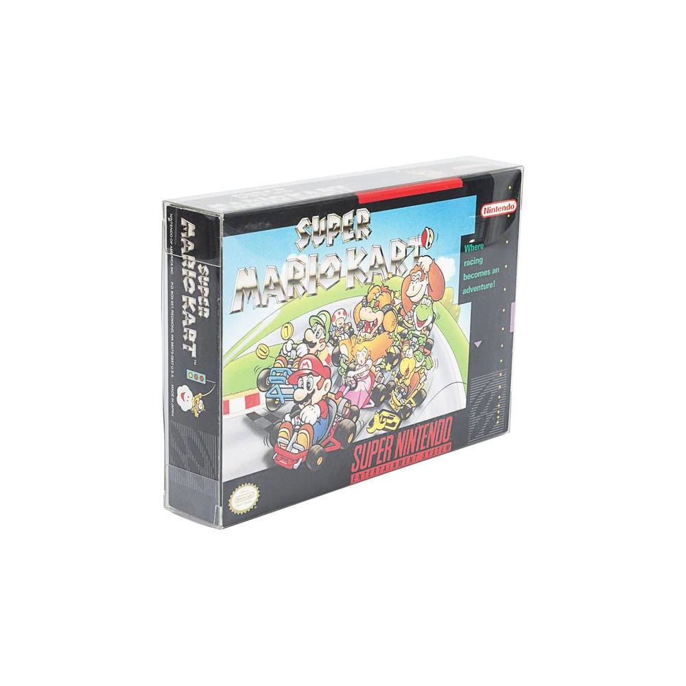 PET Gehäuse 25er-Pack für Super Nintendo/Nintendo 64/SNES/N64 Spiele
