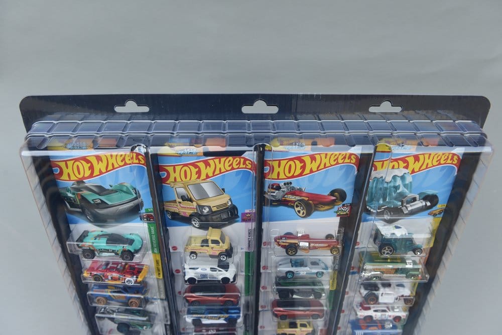Evoretro Wand-Display für 32 verpackte Diecast-Autos 3er-Pack